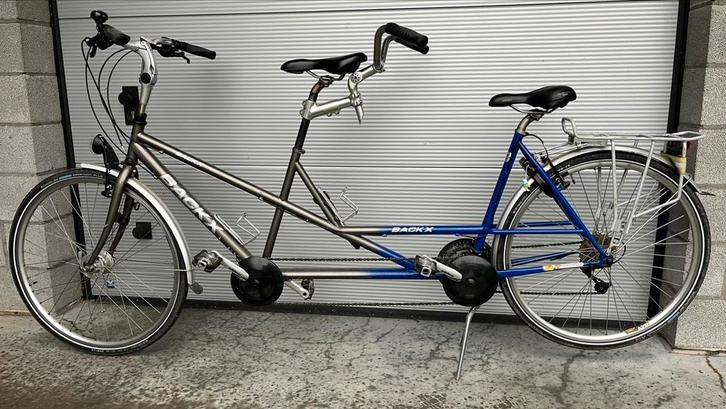 Tandem fiets, inclusief fietsdrager!, Fietsen en Brommers, Fietsen | Tandems, Gebruikt, Ophalen