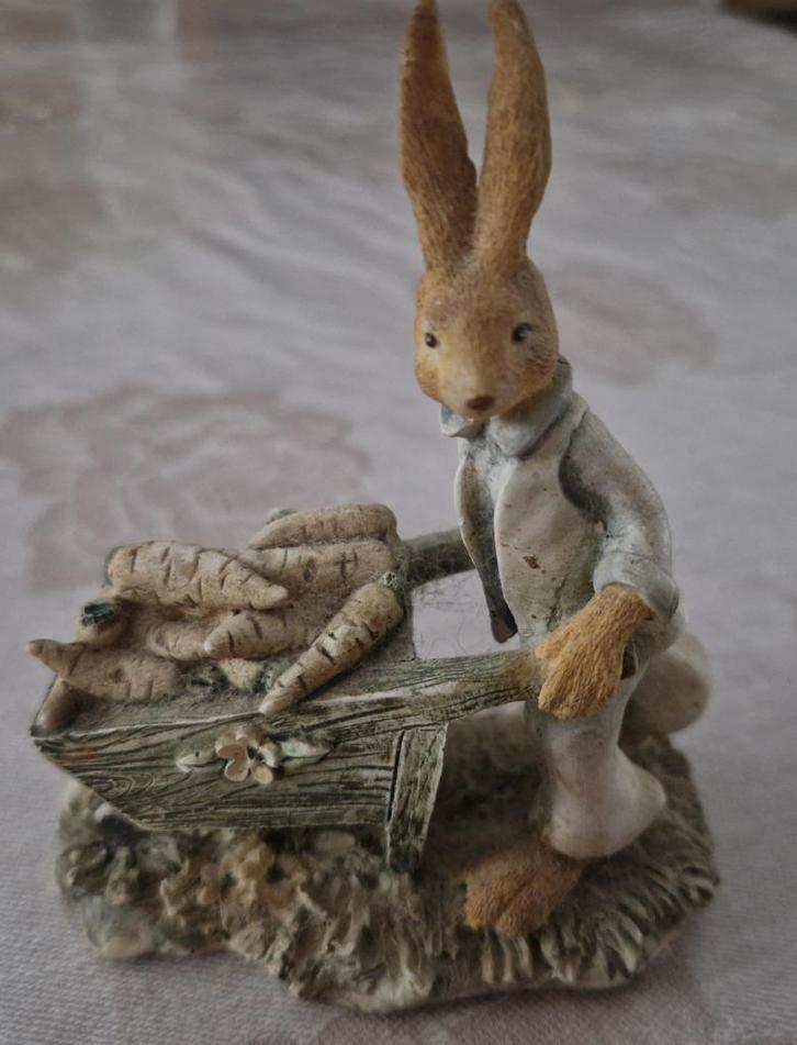 Adorable petit lapin ( en biscuit) Collection anglaise, Antiek en Kunst, Curiosa en Brocante, Ophalen of Verzenden