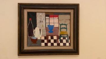 Peinture nature morte huile/ toile Jean Oosterlynck beschikbaar voor biedingen