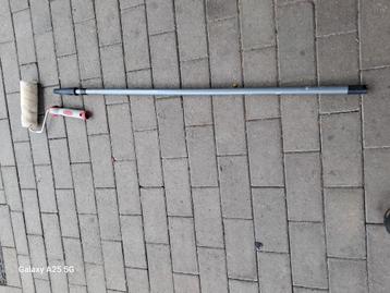 Verfrol groot met telescoop 2 meter lang., Ophalen, Gebruikt