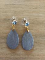 Oorbellen, Overige materialen, Hangers, Blauw, Nieuw