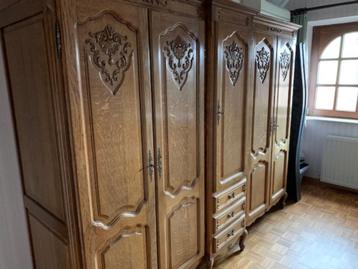 Eiken slaapkamer, Ophalen, Gebruikt, Tweepersoons, Landelijk