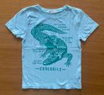 T-shirt bleu ciel crocodile - 7 ans - 3€, Enfants & Bébés, Vêtements enfant | Taille 122, Comme neuf, Garçon, H&M