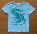 T-shirt bleu ciel crocodile - 7 ans - 3€, Enfants & Bébés, Vêtements enfant | Taille 122, Comme neuf, H&M, Garçon
