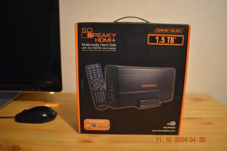 Dane_Elec Hoogwaardige externe harde schijf Kenmerken, Computers en Software, Harde schijven, Zo goed als nieuw, Desktop, Extern