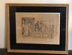 19e-eeuwse prent 1805 ingelijst en onder glas, Antiek en Kunst, Ophalen of Verzenden