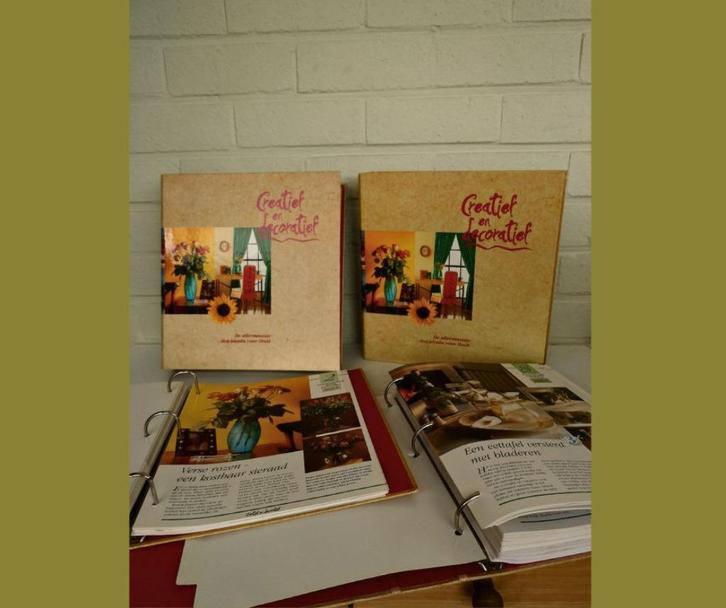 4 x 'creatief en decoratief' mappen met ideeën, Hobby en Vrije tijd, Knutselen, Gebruikt, Ophalen of Verzenden