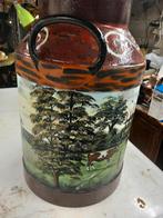 Kunstschilderwerk van melkkan, Tuin en Terras, Ophalen of Verzenden, Zo goed als nieuw