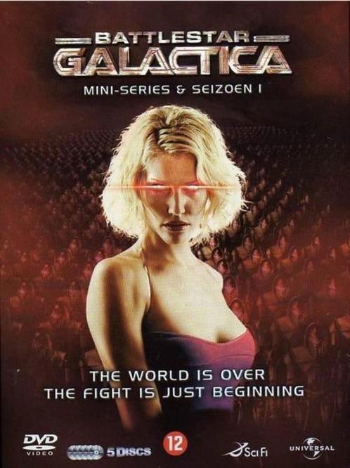 BATTLESTAR GALACTICA SEIZOEN 1, CD & DVD, DVD | TV & Séries télévisées, Utilisé, Action et Aventure, À partir de 12 ans, Enlèvement ou Envoi