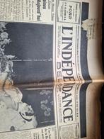 Anciens journaux des années 1930. Petite caisse de +/- 50 p., Livres, Journaux & Revues, Enlèvement ou Envoi