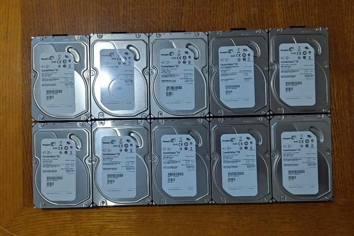 Unités Seagate Constellation ES ST1000NM0001 SAS 1 To, Informatique & Logiciels, Disques durs, Utilisé, Desktop, Externe, SAS