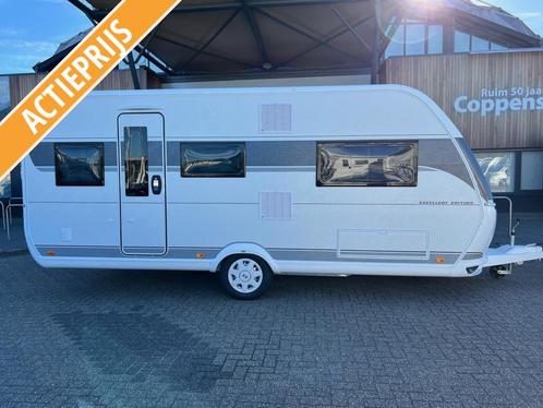 Hobby Excellent Edition 495 UL BLACKLINE ACTIE!, Caravans en Kamperen, Caravans, Bedrijf, tot en met 4, 1000 - 1250 kg, Rondzit