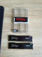 Kingston DDR4 FURY Beast 2x32GB 3600Mhz, Computers en Software, RAM geheugen, DDR4, Ophalen of Verzenden, Zo goed als nieuw, Desktop