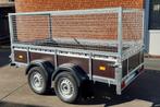 Remorque double essieux 130 x 258 + Grillages + Accès + COC, Auto diversen, Aanhangers en Bagagewagens, Ophalen, Nieuw