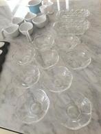 Lot verrines en porcelaine et raviers en verre 25 pièces, Enlèvement, Verre