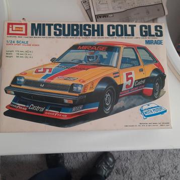 IMAI kit 1/24: MITSUBISHI COLT GLS*VINTAGE* NO GLUE* beschikbaar voor biedingen