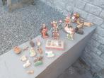 Groot lot kerstfiguren in gips  en porselein, Ophalen