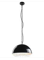 Karwei industriële hanglamp, vintage, zwart, 42cm, 2 stuks, Huis en Inrichting, Ophalen, Zo goed als nieuw