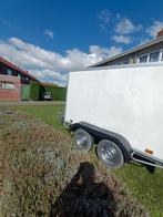 Gesloten Dubbele as Aanhangwagen 255x150cm met COC attest, Ophalen, Zo goed als nieuw