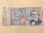 Italië 1000 lire Verdi 1960, Italië, Los biljet