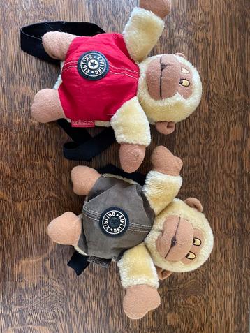 2 KIPLING AAPJES PORTEMONNEE, Handtassen en Accessoires, Portemonnees, Ophalen of Verzenden