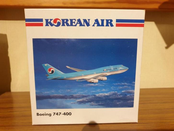 Korean air, Verzamelen, Luchtvaart en Vliegtuigspotten, Zo goed als nieuw, Schaalmodel, Ophalen of Verzenden