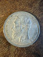 5 Frank Leopold II 1871, Postzegels en Munten, Ophalen of Verzenden