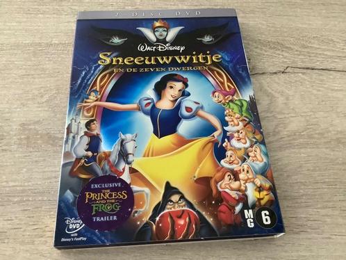 Disney Sneeuwwitje DVD, Cd's en Dvd's, Dvd's | Tekenfilms en Animatie, Zo goed als nieuw, Europees, Tekenfilm, Alle leeftijden