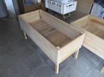 1 houten bloembak, Tuin en Terras, Bloembakken en Plantenbakken, Ophalen, Tuin, 100 cm of meer, Nieuw