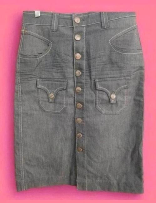 ✨️KORTING‼️ NICK COMPANY Rok Maat 36✨️✨️, Kleding | Dames, Rokken, Zo goed als nieuw, Maat 36 (S), Grijs, Knielengte, Ophalen of Verzenden