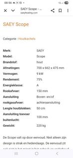 Houtkachel, Huis en Inrichting, Kachels, Ophalen, Houtkachel, Zo goed als nieuw, Vrijstaand