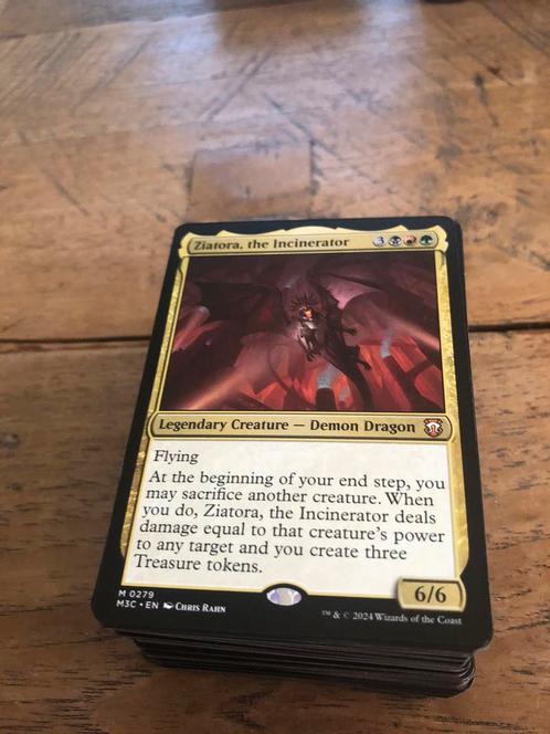 Mtg commander deck ziatora, Hobby en Vrije tijd, Verzamelkaartspellen | Magic the Gathering, Zo goed als nieuw, Ophalen of Verzenden