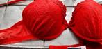 Flatterend Setje nieuw Passionata rode padded bh 85B slip 42, Kleding | Dames, Passionata, Ophalen of Verzenden, Rood, BH