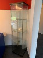 Glazen vitrine kast, Glas, 25 tot 50 cm, Minder dan 50 cm, 150 tot 200 cm