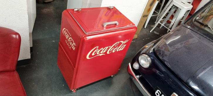 Ancien frigo Coca Cola glacière, Motoren, Accessoires | Koffers en Tassen, Ophalen