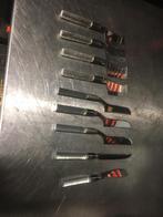 Kaasmessen 8 stuks +1 botermes, Huis en Inrichting, Keuken | Bestek, Ophalen, Gebruikt, Inox of Chroom