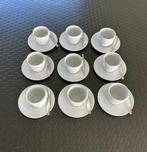 15 Melitta tassen + schoteltjes + roerstokjes, Ophalen