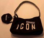 Dsquared2 Icon handtasje Nieuw + miniatuur parfum, Handtassen en Accessoires, Ophalen of Verzenden, Nieuw, Zwart