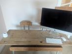 Houten schoolbankje/bureau, Ophalen, Gebruikt, Bureau