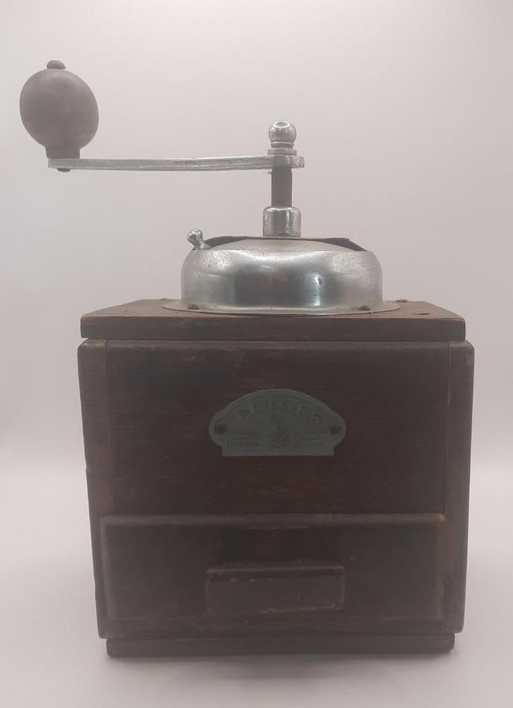 Oude antieke Belgische koffiemolen, merk Petges, Antiek en Kunst, Antiek | Keukengerei, Ophalen of Verzenden
