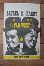 filmaffiche Laurel and Hardy Way Out West filmposter, Comme neuf, Cinéma et TV, Enlèvement ou Envoi, Rectangulaire vertical
