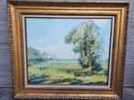 Huile sur toile paysage signe Louis henno, Antiek en Kunst, Ophalen of Verzenden