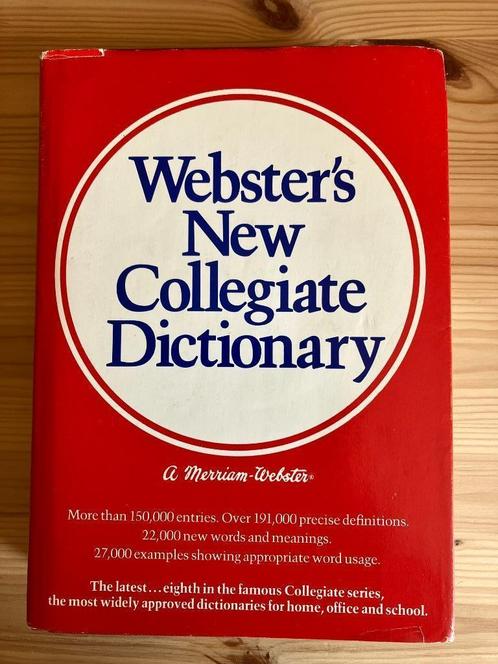 Webster's New Collegiate Dictionary, Boeken, Woordenboeken, Zo goed als nieuw, Engels, Overige uitgevers, Ophalen