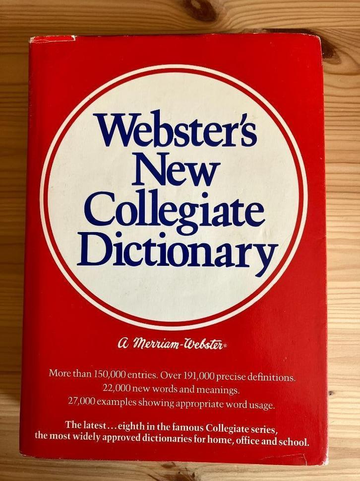 Webster's New Collegiate Dictionary, Boeken, Woordenboeken, Zo goed als nieuw, Engels, Overige uitgevers, Ophalen