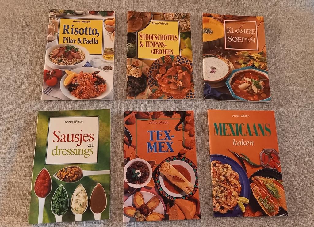 6 kookboekjes - Anne Wilson - Könemann, Boeken, Kookboeken, Ophalen of Verzenden