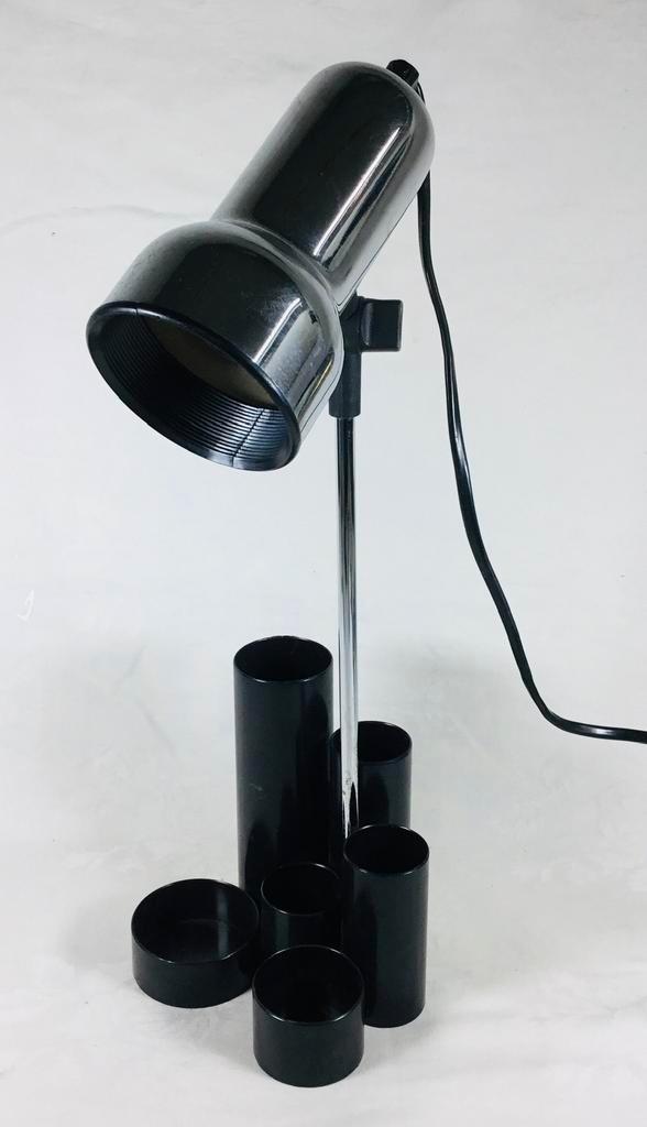 Lampe de bureau avec organiseur de bureaudesign vintage 80s, Collections, Rétro, Maison et Meubles, Enlèvement ou Envoi