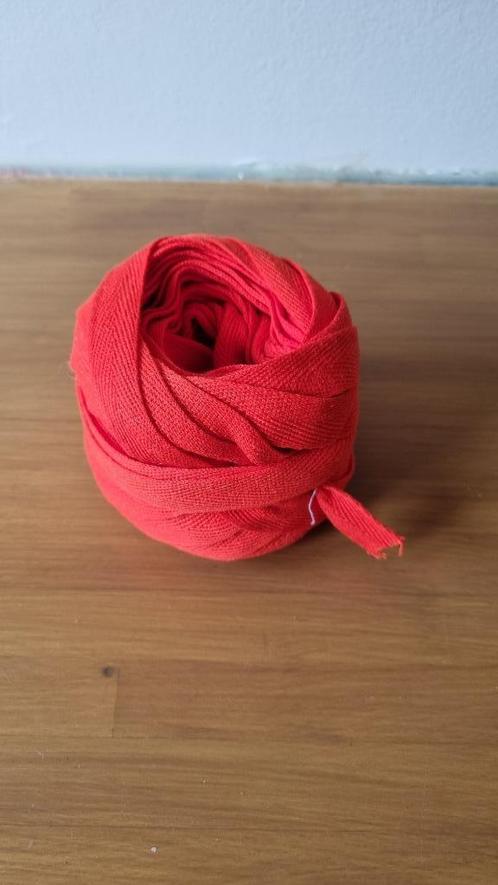 Keperband Rood 15mm, Hobby en Vrije tijd, Naaien en Fournituren, Nieuw, Lint, Band of Elastiek, Ophalen of Verzenden