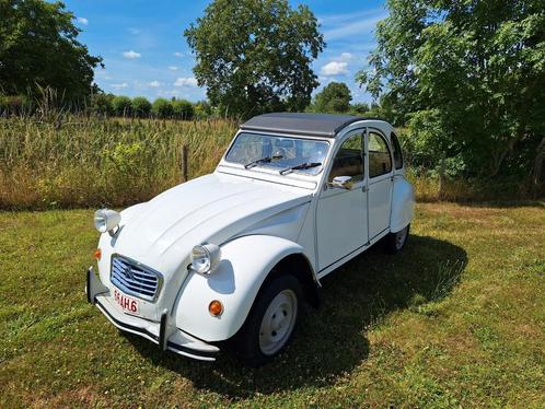 Citroën 2PK origineel 51781km gekeurd voor inschrijving, Auto's, Citroën, Particulier, 2CV, Benzine, 4 deurs, Handgeschakeld, Wit