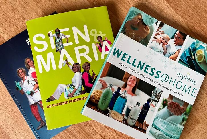 S. de Clerck - Sien & Maria poetsen/welness verwennen gezond, Boeken, Wonen en Tuinieren, Ophalen of Verzenden