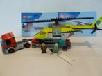 Lego City Great Vehicles 60343 Rescue Helicopter Transporter, Ophalen of Verzenden, Zo goed als nieuw, Complete set, Lego